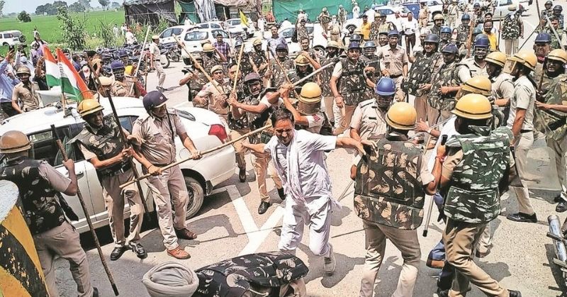 करनाल में सरकार की हठधर्मिता और किसानों के हौसले का आमना-सामना, किसानों को रोकने के लिए लगाई पांच जिलों की पुलिस!